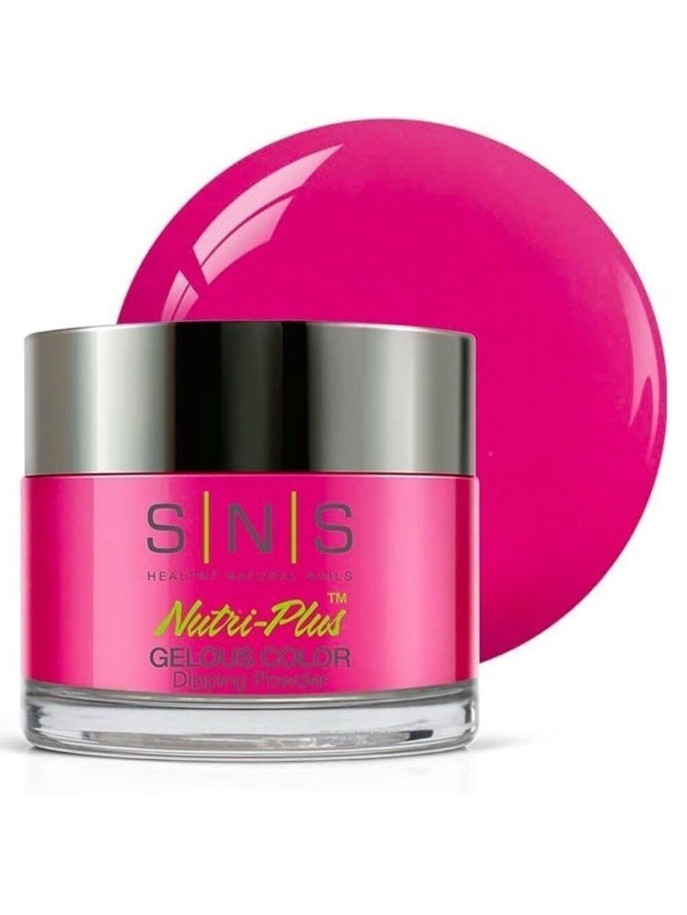 SNS Nutri-Plus Gelous Color Hot Pink Dipping Powder